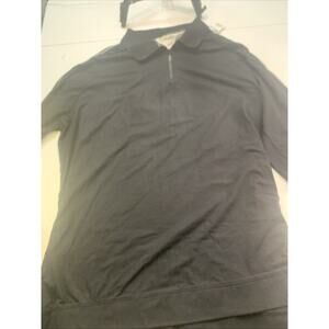 shaquille o'neal Quarter Zip Pullover Top 4XLT Mens Black